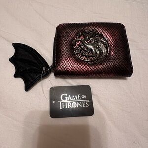 Game Of Thrones Targaryen Dragon Zipper Wallet